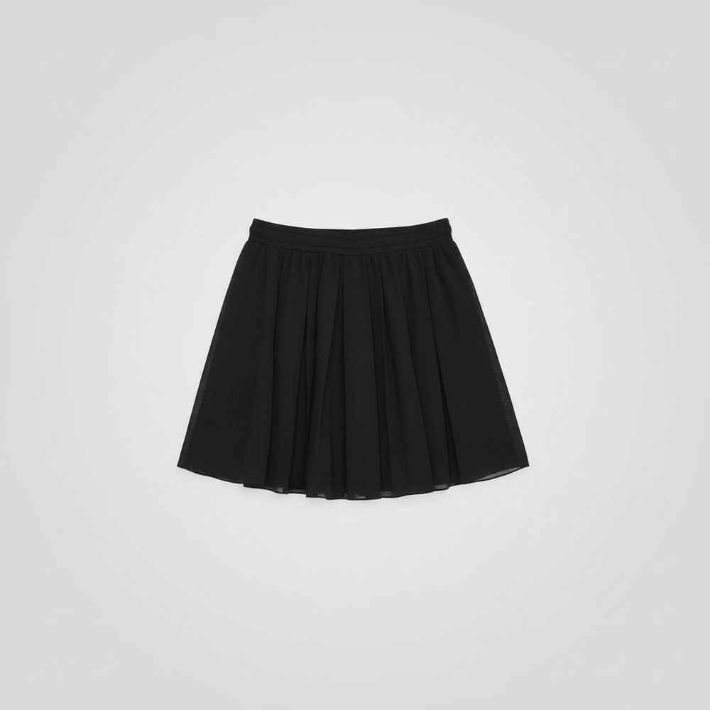 Halara Black High Waisted Flowy Skort Built-In Shorts Size M Athleisure